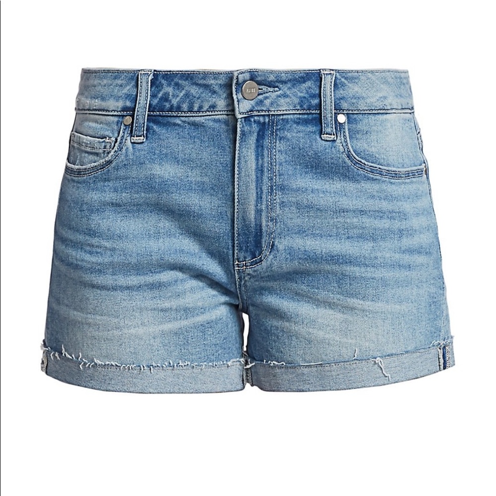 Paige Relax Fit Raw Cuff Denim Jeans